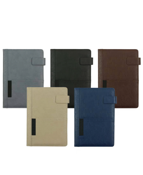 Dorniel A5 PU Notebooks with Front Pocket & Magnetic Flap - MBD-02