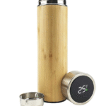 Bamboo Flask with Temperature Display - GFBPTM-018