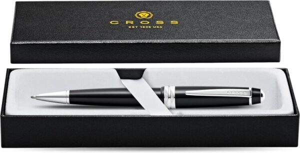 Cross Bailey Light™ Polished Black Resin with Polished Chrome Appointments Ballpoint Pen - GFBPWICR 5281 - Image 3