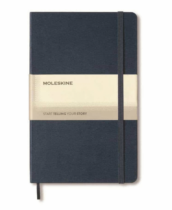 Moleskine Classic Large Ruled Hard Cover Notebook -   GFBPOWMOL 306
