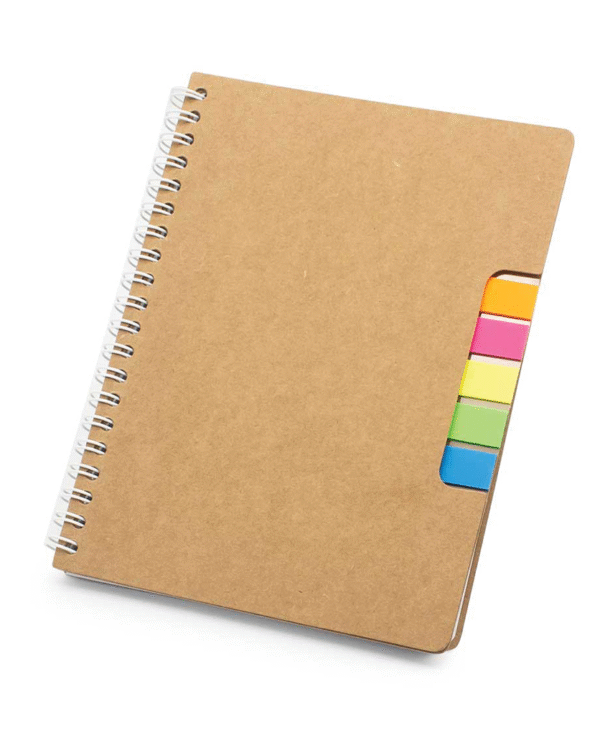 Spiral Notebook with Sticky Note and Pen -GFBPRNP-06