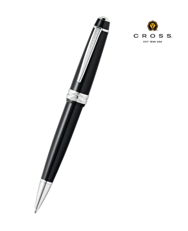 Cross Bailey Light™ Polished Black Resin with Polished Chrome Appointments Ballpoint Pen - GFBPWICR 5281